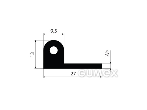 GUMMIPROFILE P-FORM - EPDM